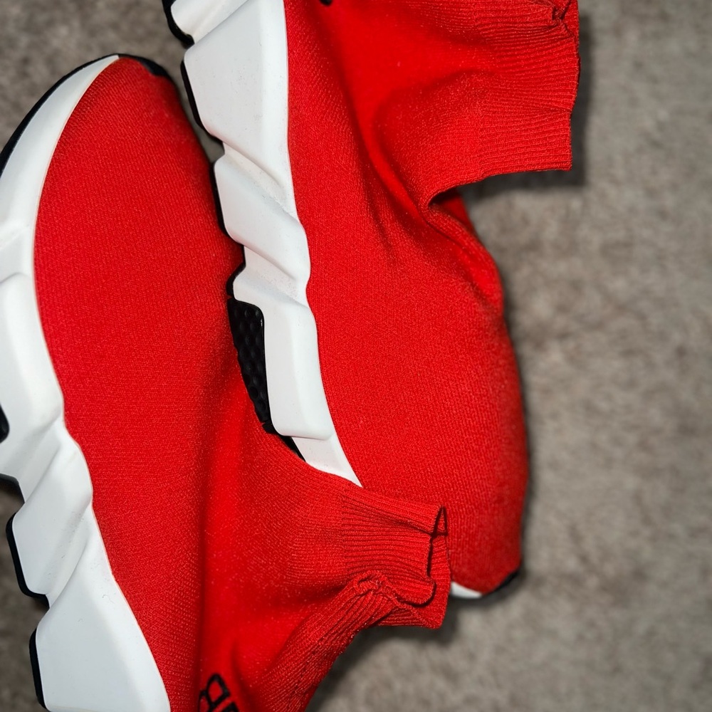 Balenciaga Red Trainers